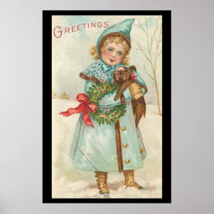 Frohe Weihnachten Plakat