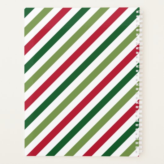 Frohe Weihnachten Planer (Rückseite)