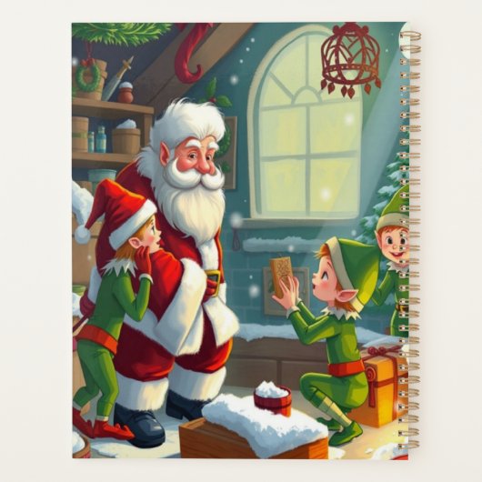 Frohe Weihnachten  Planer (Rückseite)