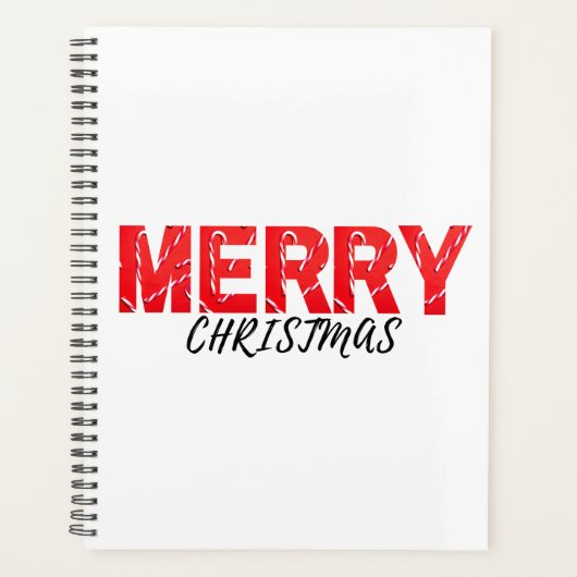Frohe Weihnachten Planer (Vorderseite)