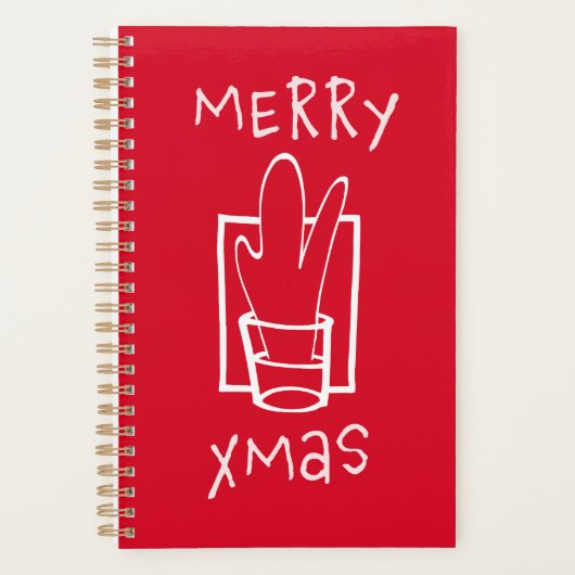 Frohe Weihnachten Planer (Vorderseite)