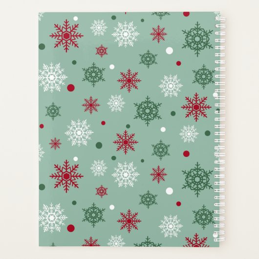 Frohe Weihnachten Planer (Rückseite)