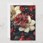 Frohe Weihnachten Poinsettia (Vorderseite)