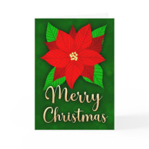 Frohe Weihnachten Poinsettia Grußurlaub