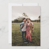 Frohe Weihnachten Poinsettia Weihnachtsdesign (Rückseite)