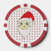 Frohe Weihnachten Pokerchips (Vorderseite)