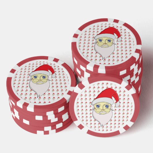 Frohe Weihnachten Pokerchips (Stapel)