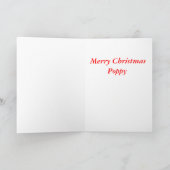 Frohe Weihnachten Poppy (Innenseite)