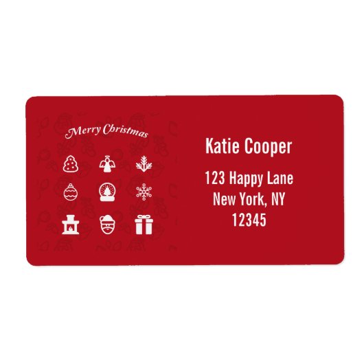 Frohe Weihnachten Popular Icons Set (Vorne)