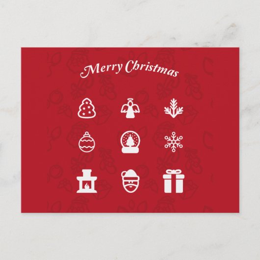 Frohe Weihnachten Popular Icons Set (Vorderseite)