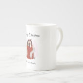 Frohe Weihnachten Porzellantasse (Vorderseite Rechts)