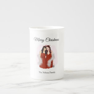 Frohe Weihnachten Porzellantasse