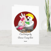 Frohe Weihnachten Possum! Aussie Christmas Card (Rückseite)