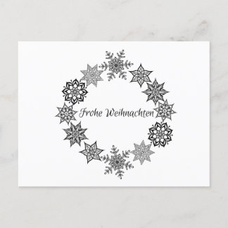 Frohe Weihnachten Post Card Postkarte