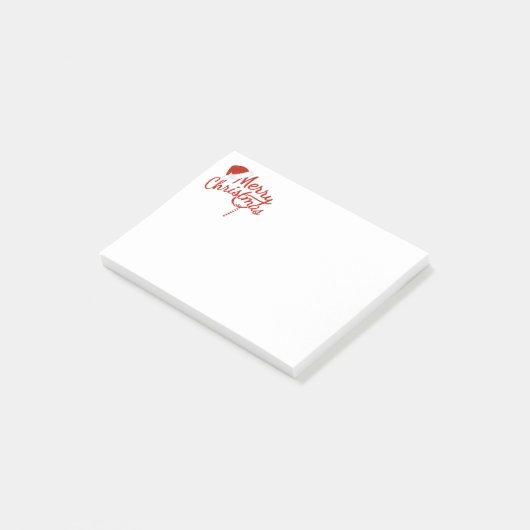 Frohe Weihnachten Post-it Klebezettel (angewinkelt)