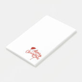 Frohe Weihnachten Post-it Klebezettel (angewinkelt)