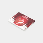 Frohe Weihnachten Post-it Klebezettel (angewinkelt)