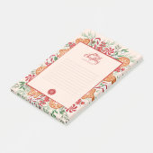 Frohe Weihnachten Post-it Klebezettel (angewinkelt)