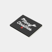 Frohe Weihnachten Post-it Klebezettel (angewinkelt)