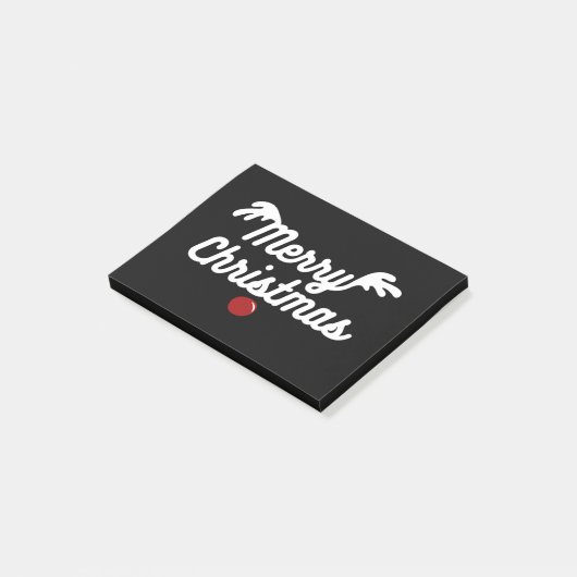 Frohe Weihnachten Post-it Klebezettel (angewinkelt)