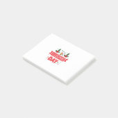 Frohe Weihnachten Post-it Klebezettel (angewinkelt)