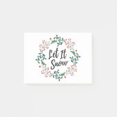 Frohe Weihnachten Post-it Klebezettel (Vorderseite)