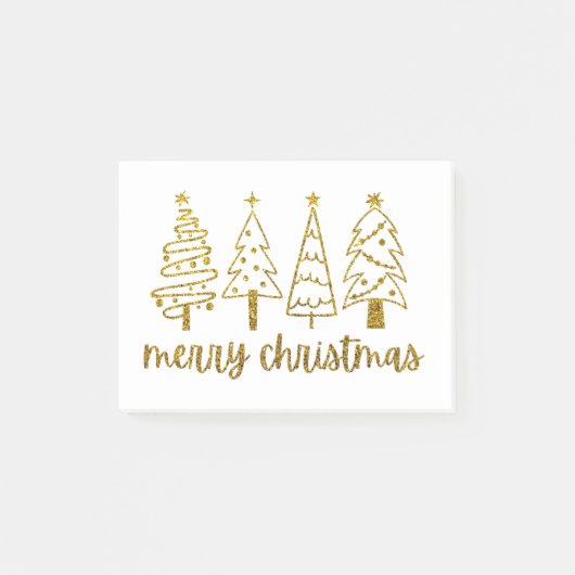 Frohe Weihnachten Post-it Klebezettel (Vorderseite)