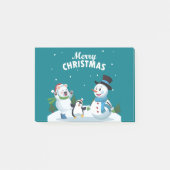 Frohe Weihnachten Post-it Klebezettel (Vorderseite)