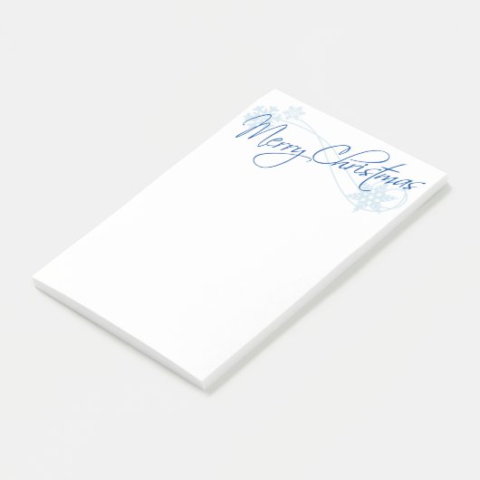 Frohe Weihnachten Post-it Klebezettel (angewinkelt)