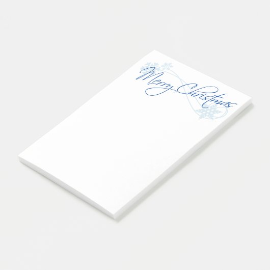 Frohe Weihnachten Post-it Klebezettel (angewinkelt)