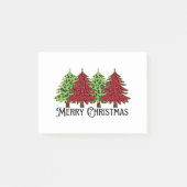 Frohe Weihnachten Post-it Klebezettel (Vorderseite)