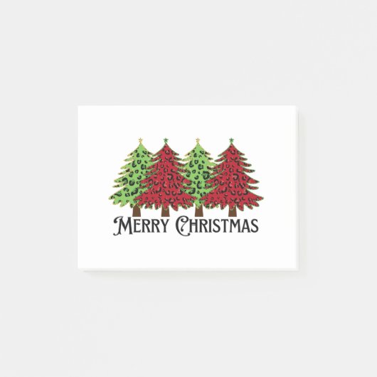 Frohe Weihnachten Post-it Klebezettel (Vorderseite)