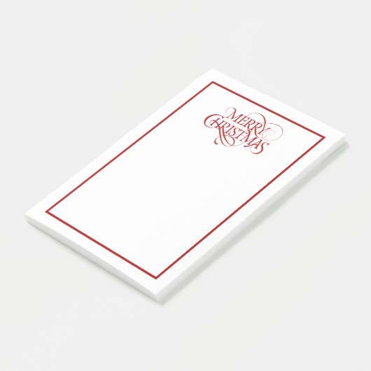 Frohe Weihnachten Post-it Klebezettel (angewinkelt)