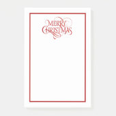 Frohe Weihnachten Post-it Klebezettel (Vorderseite)