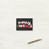 Frohe Weihnachten Post-it Klebezettel (Auf Schreibtisch)