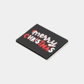 Frohe Weihnachten Post-it Klebezettel (angewinkelt)