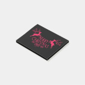 Frohe Weihnachten Post-it Klebezettel (angewinkelt)