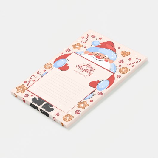 Frohe Weihnachten Post-it Klebezettel (angewinkelt)