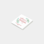 Frohe Weihnachten Post-it Klebezettel (angewinkelt)