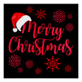 Frohe Weihnachten Poster (Vorderseite)