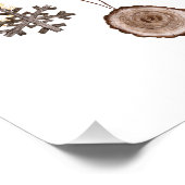 Frohe Weihnachten Poster (Ecke)