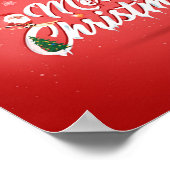 Frohe Weihnachten Poster (Ecke)