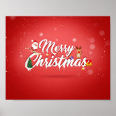 Frohe Weihnachten Poster (Vorne)