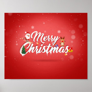 Frohe Weihnachten Poster