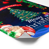 Frohe Weihnachten Poster (Ecke)