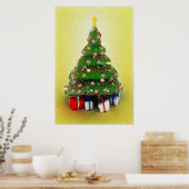 Frohe Weihnachten Poster (Küche)