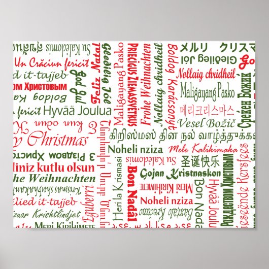 Frohe Weihnachten! Poster (Vorne)