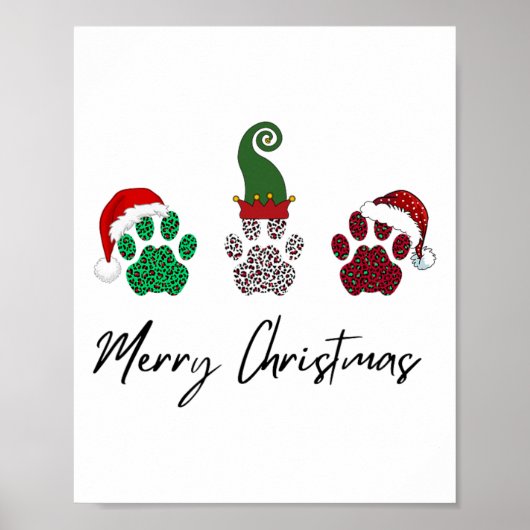 Frohe Weihnachten Poster (Vorne)