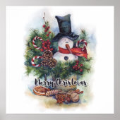 Frohe Weihnachten Poster (Vorne)