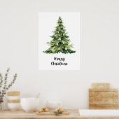 Frohe Weihnachten Poster (Küche)